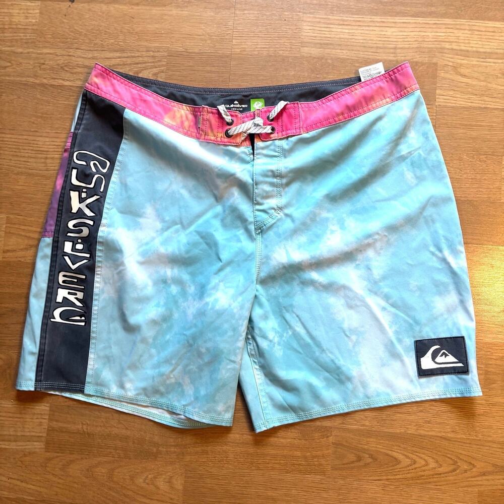 QUICKSILVER SWIM SUIT SHORTS MENS 36 SURF Y2K